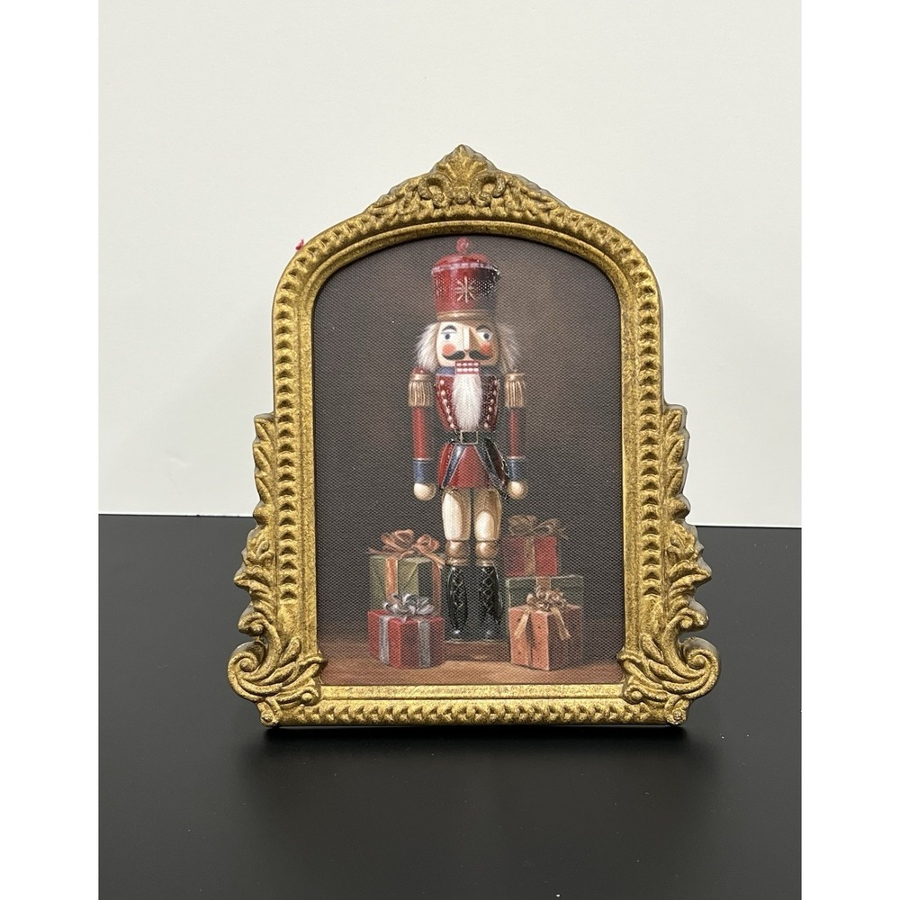 Ornate Nutcracker Wood Decor